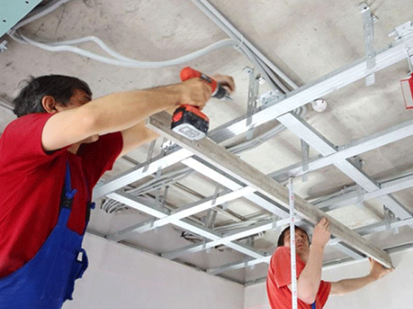 Thi công la phông quảng ngãi