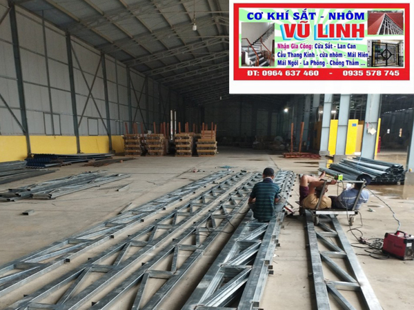 Thi Công Khung Sắt 