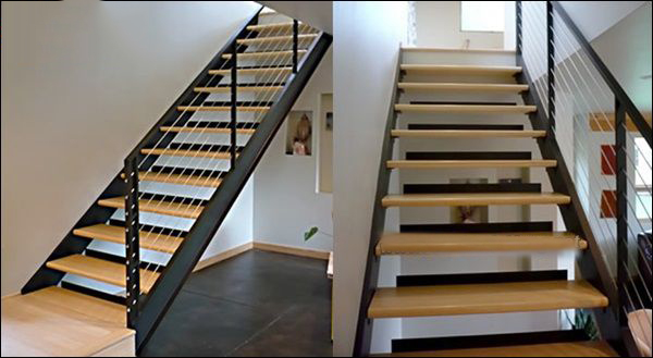 cầu thang sắt quảng ng&atilde;i